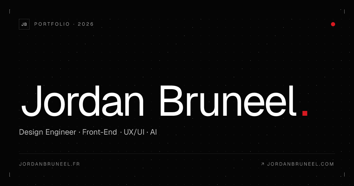 Jordan Bruneel — Design Engineer